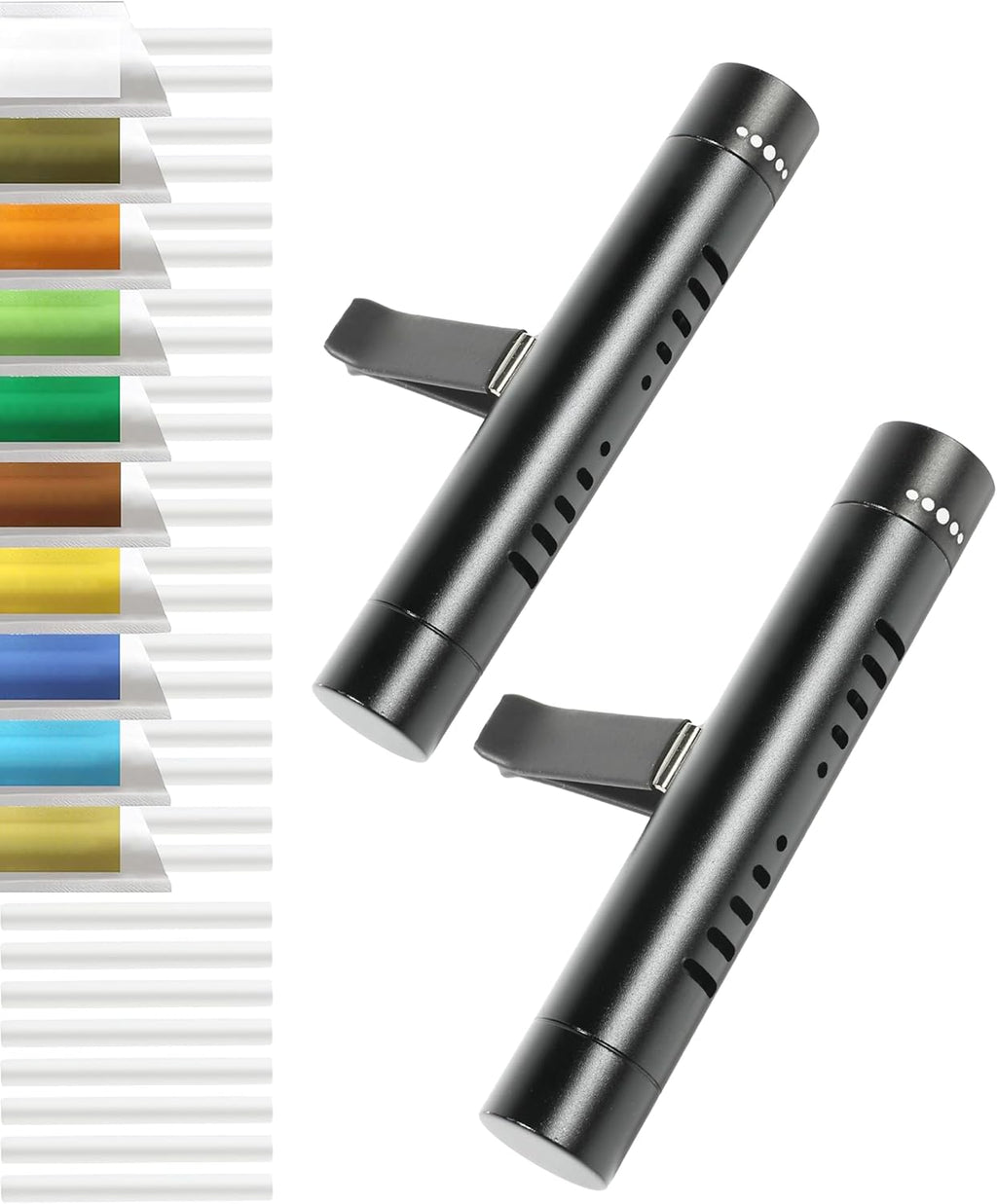 Car Air Freshener,Car Fresheners,Car Diffuser Vent Clip,Car Accessories Car Air Freshener Diffuser Vent Clips,Car Diffuser Set Automotive Fragrance Decoration,For Car, Black, 1366XXBCFKJ001