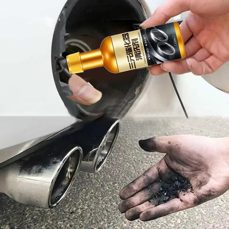 120Ml Car Catalytic Converter Cleaner Exhaust Systems Cleaning Agent Engine Booster Cleaner Boost up Catalytic Remove Carbon
