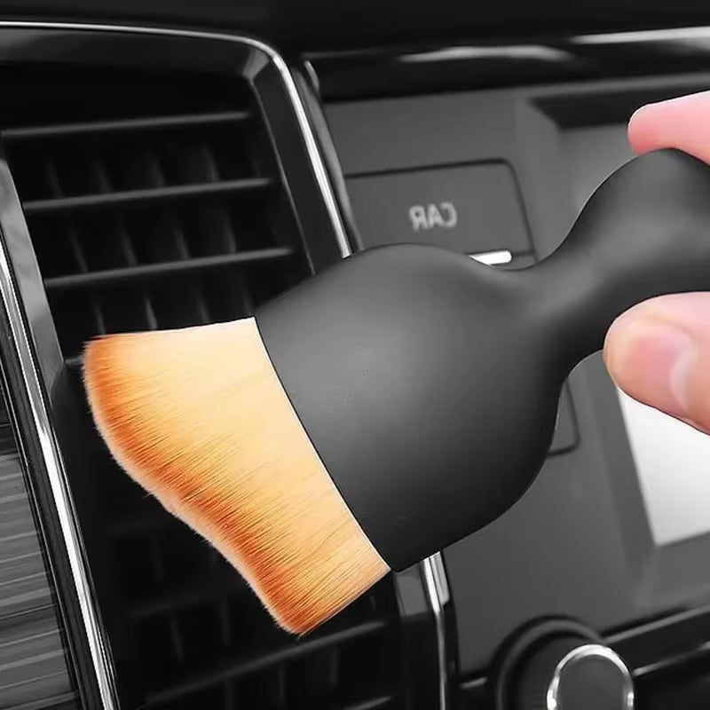 Car Interior Cleaning Brush with Casing Center Console Air Conditioning Outlet Cleaning Brush Car Cleaning Tools Car Accessories