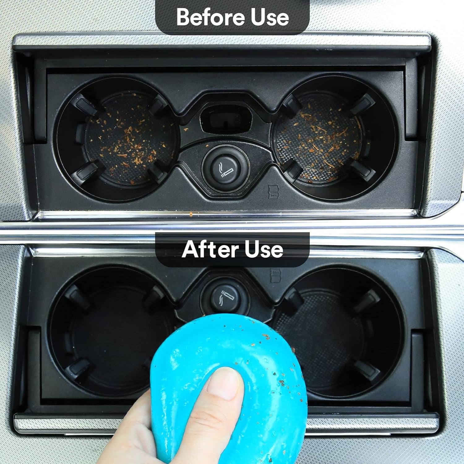 Car Cleaning Gel Car Cleaning Putty Car Putty Auto Detailing Tools Car Slime Cleaner Dust Cleaning Gel for Car Interior Cleaner Car Cleaning Supplies Cleaning Kit Car Accessories Blue 2Pack