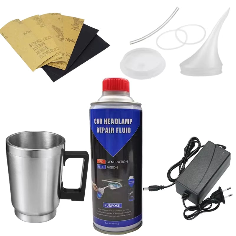 Car Headlight Repair Liquid Headlight Polishing Restoration Chemical Polishing Headlights Restoration Tools Liquid Repair