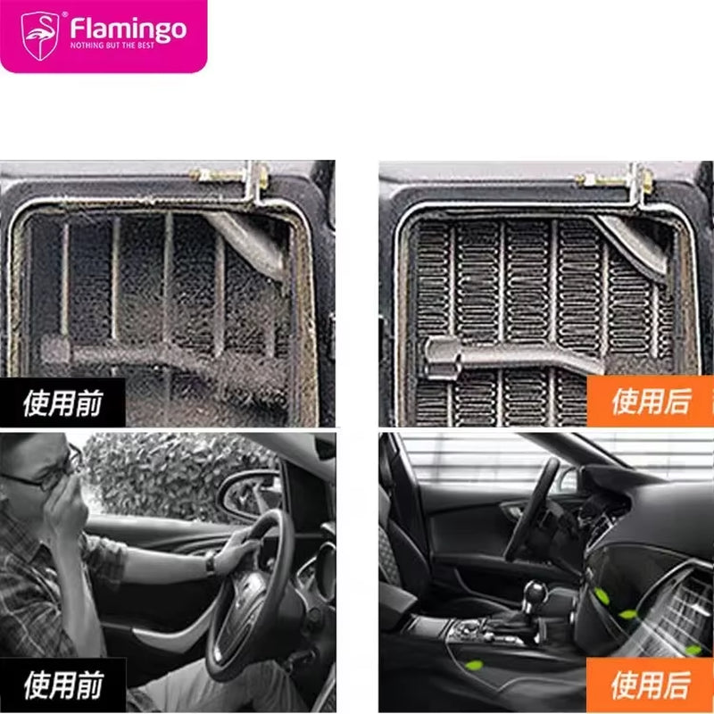 500Mlcar Air Conditioning Cleaning Agent Pipeline Internal Deodorization Air Outlet Cooler Cleaning Tool