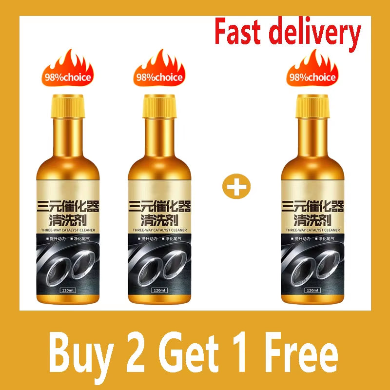 120Ml Car Catalytic Converter Cleaner Exhaust Systems Cleaning Agent Engine Booster Cleaner Boost up Catalytic Remove Carbon