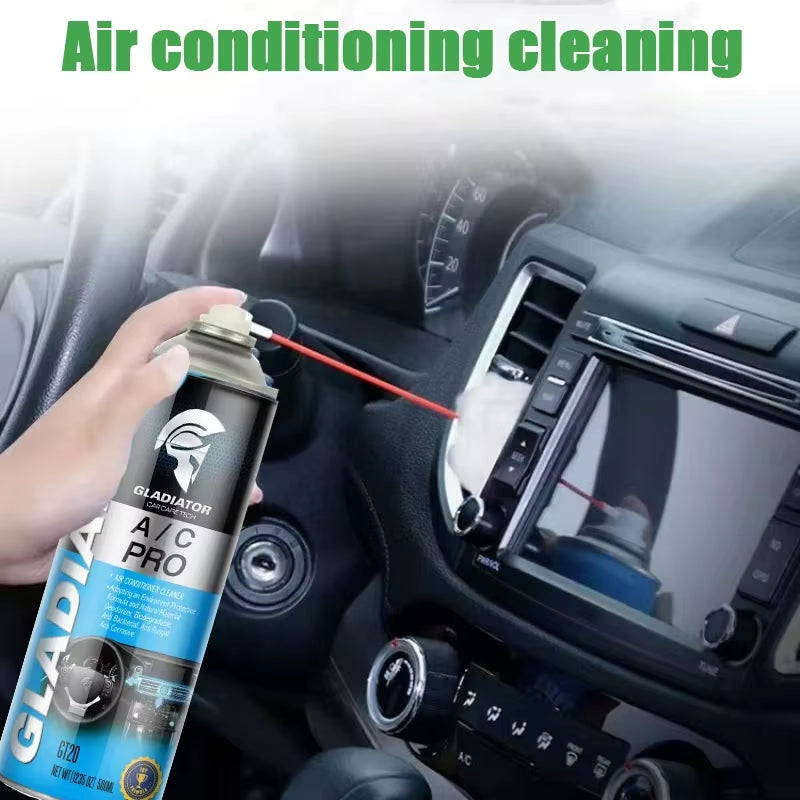 500Mlcar Air Conditioning Cleaning Agent Pipeline Internal Deodorization Air Outlet Cooler Cleaning Tool