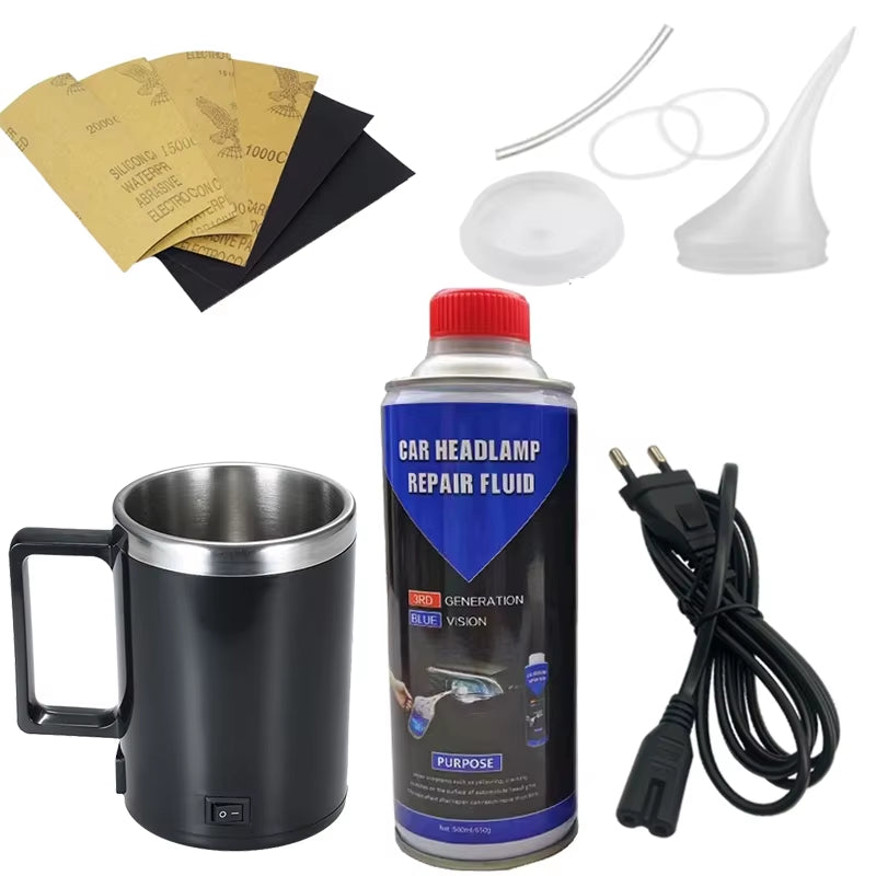 Car Headlight Repair Liquid Headlight Polishing Restoration Chemical Polishing Headlights Restoration Tools Liquid Repair