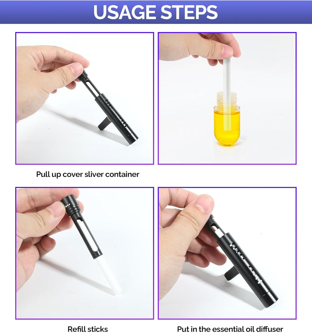 Car Air Freshener,Car Fresheners,Car Diffuser Vent Clip,Car Accessories Car Air Freshener Diffuser Vent Clips,Car Diffuser Set Automotive Fragrance Decoration,For Car, Black, 1366XXBCFKJ001