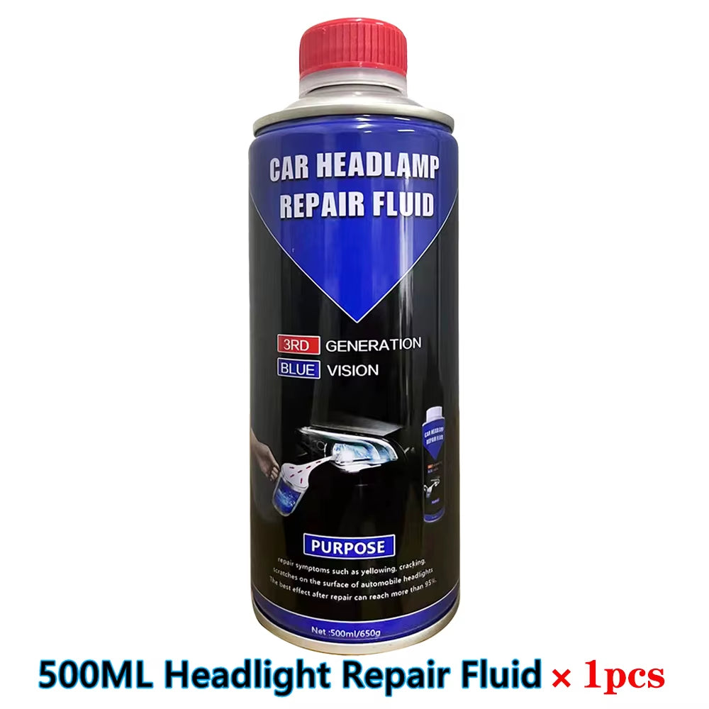 Car Headlight Repair Liquid Headlight Polishing Restoration Chemical Polishing Headlights Restoration Tools Liquid Repair