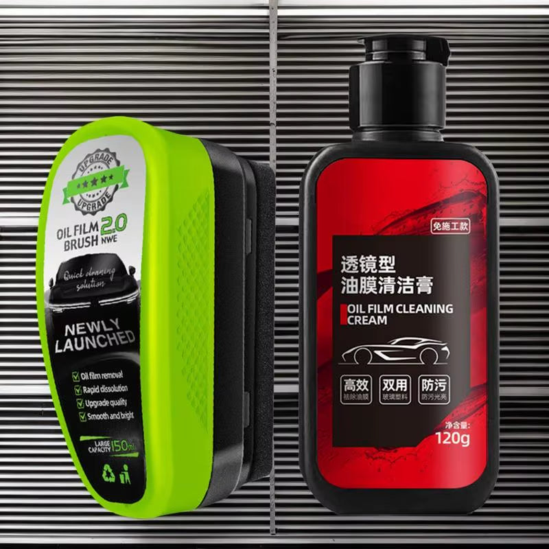 For Glass Merchandise Display Cabinets Car Oil Film Cleaning Brush Automotive Windshield Glass Coating Car Windshield Oil Film