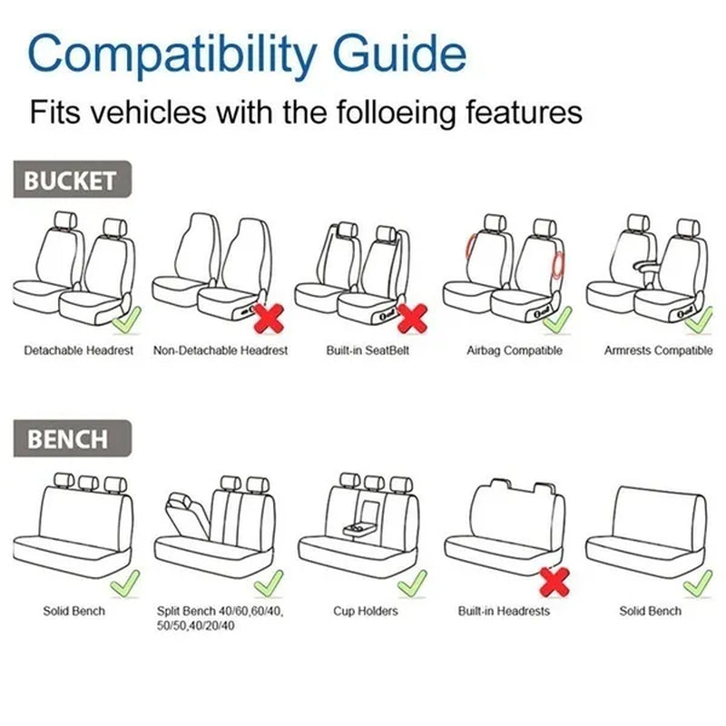 2018 New 4PCS/9PCS Universal Car Seat Covers Full Car Seat Cover Car Cushion Case Cover Front Car Seat Cover Car Accessories Car Seats Car-Styling Car Interior Automobiles Christmas Gift