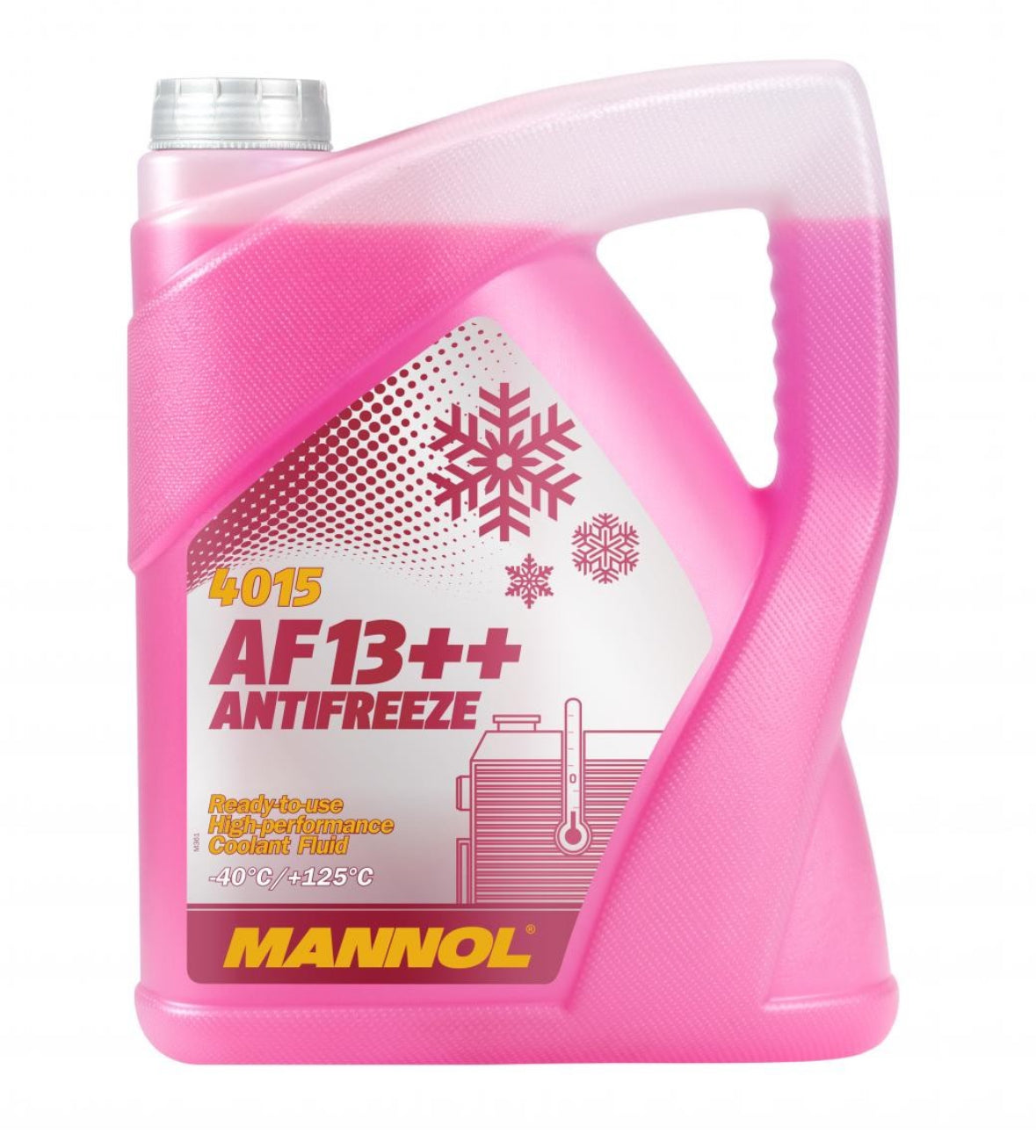MANNOL Glykol The ready-to-use antifreeze coolant protects the vehicle at temperatures as low as -40 °C.
