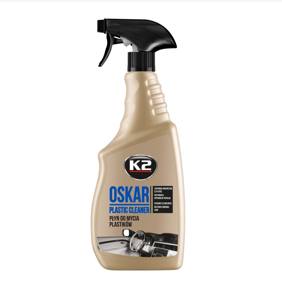 K2 Bring faded plastics back to life! Our plastic care formula restores color, protects against UV damage, and leaves a deep, long-lasting shine. Perfect for cars, boats, and outdoor surfaces.