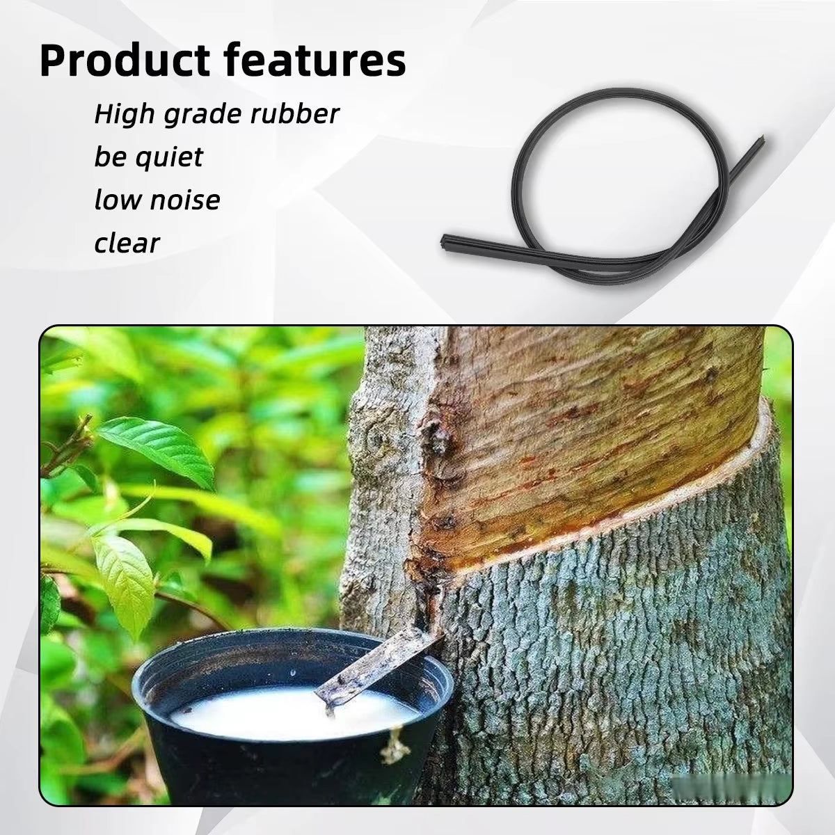 For Honda S2000 Spirior Stream Front Windshield Wiper General Motors Multifunctional Double Rubber Car Accessories