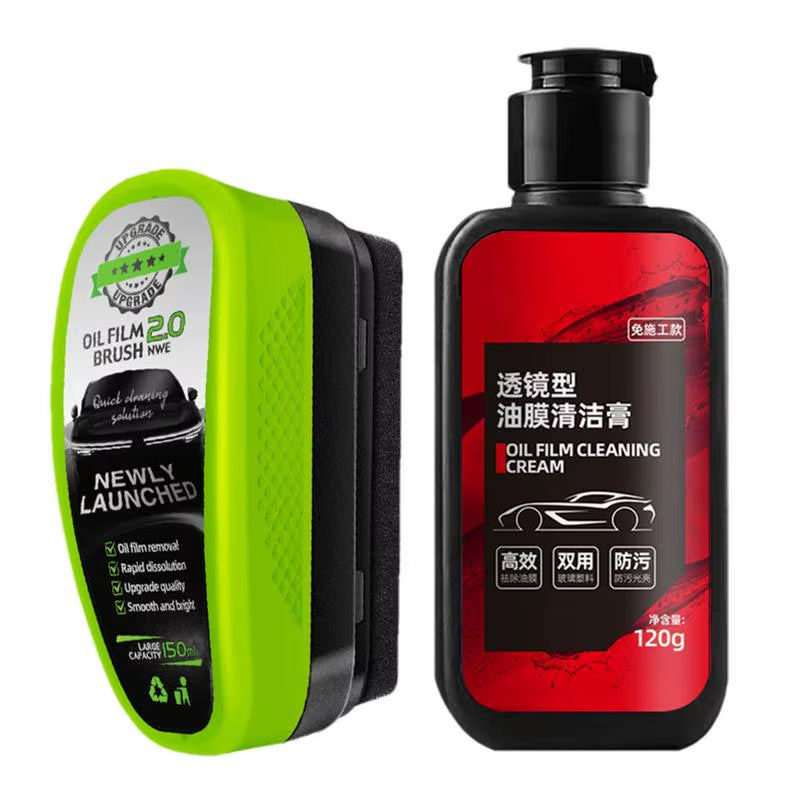 For Glass Merchandise Display Cabinets Car Oil Film Cleaning Brush Automotive Windshield Glass Coating Car Windshield Oil Film