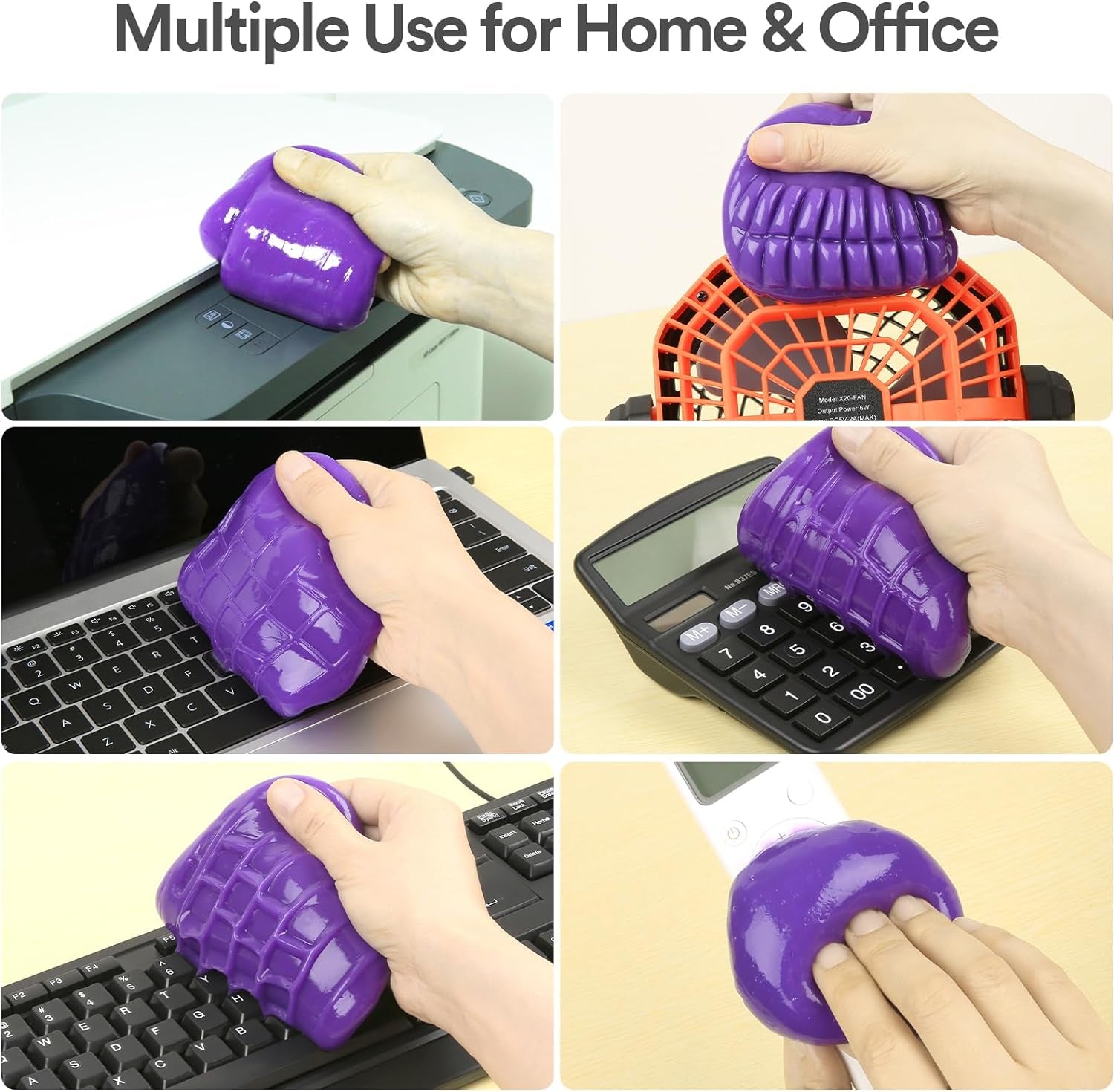 Car Cleaning Gel Cleaning Putty Car Interior Cleaner Car Detailing Kit Car Cleaning Slime Car Cleaning Supplies Car Accessories Gifts Purple