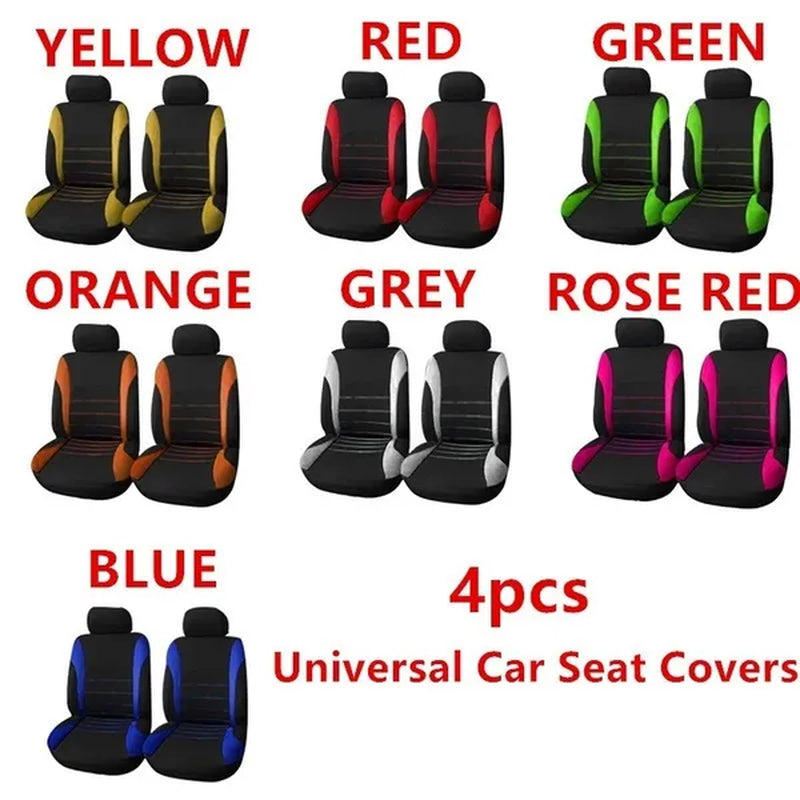 2018 New 4PCS/9PCS Universal Car Seat Covers Full Car Seat Cover Car Cushion Case Cover Front Car Seat Cover Car Accessories Car Seats Car-Styling Car Interior Automobiles Christmas Gift