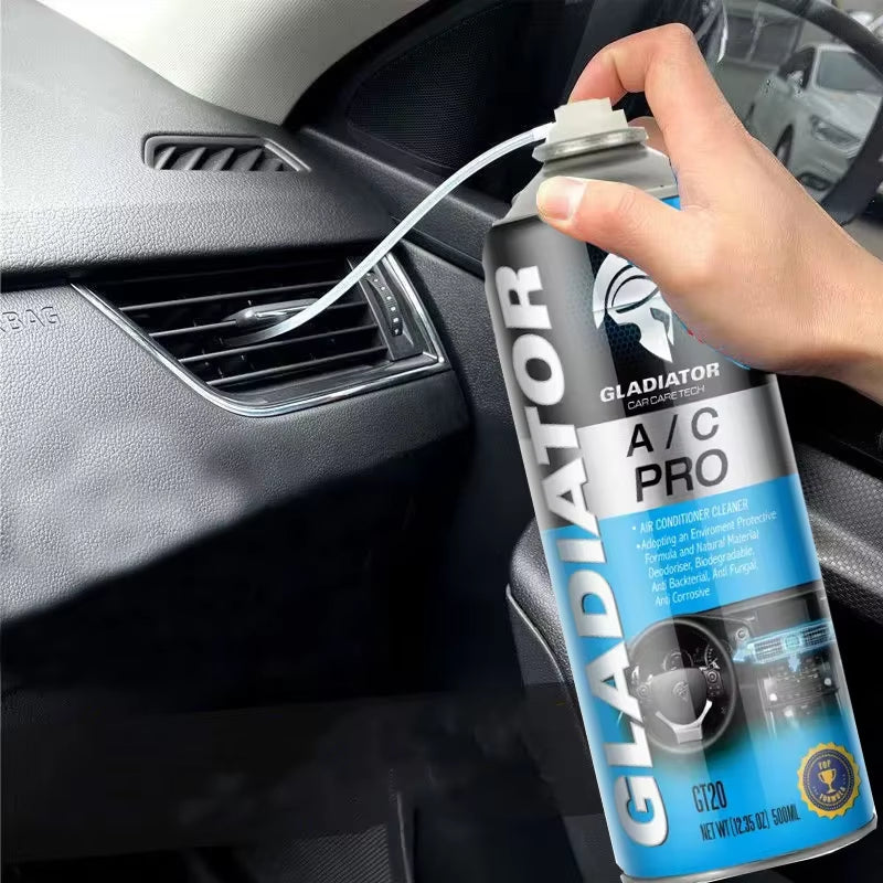 500Mlcar Air Conditioning Cleaning Agent Pipeline Internal Deodorization Air Outlet Cooler Cleaning Tool