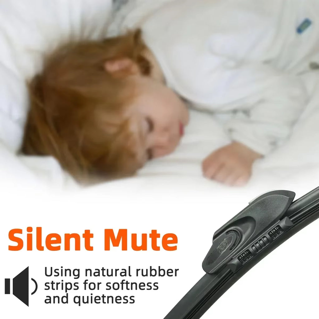 For Honda S2000 Spirior Stream Front Windshield Wiper General Motors Multifunctional Double Rubber Car Accessories