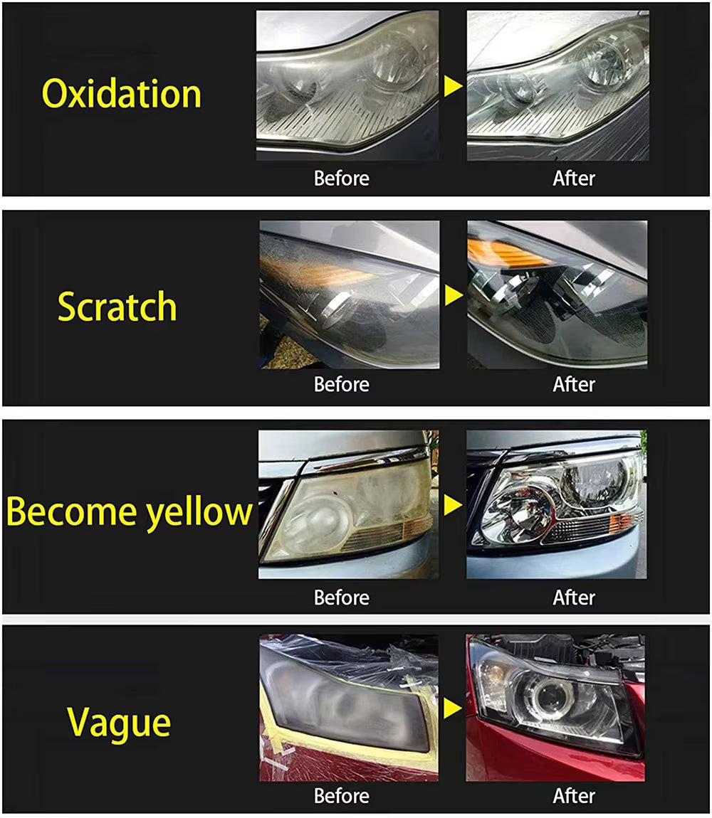 Car Headlight Repair Liquid Headlight Polishing Restoration Chemical Polishing Headlights Restoration Tools Liquid Repair