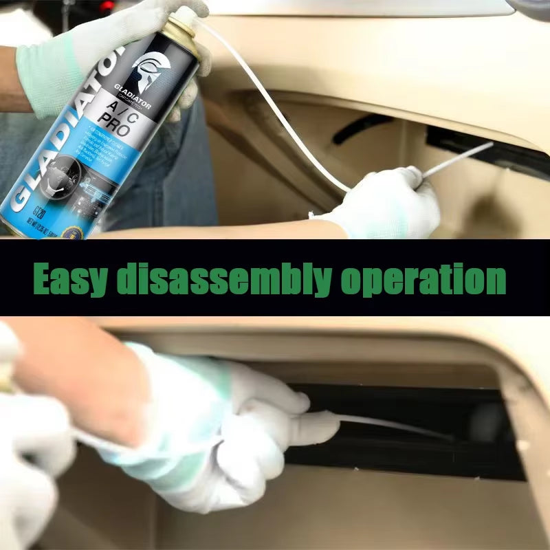 500Mlcar Air Conditioning Cleaning Agent Pipeline Internal Deodorization Air Outlet Cooler Cleaning Tool