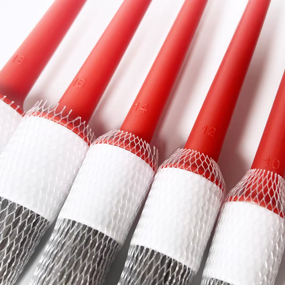 Detailingking 5Pcs/Set Car Cleaning Brush Deep Clean Hard-Bristle Detailing Brush Car Cleaning Tool