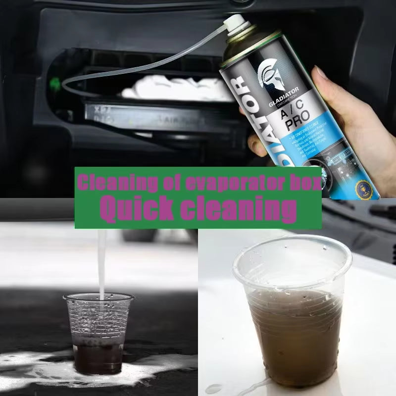 500Mlcar Air Conditioning Cleaning Agent Pipeline Internal Deodorization Air Outlet Cooler Cleaning Tool