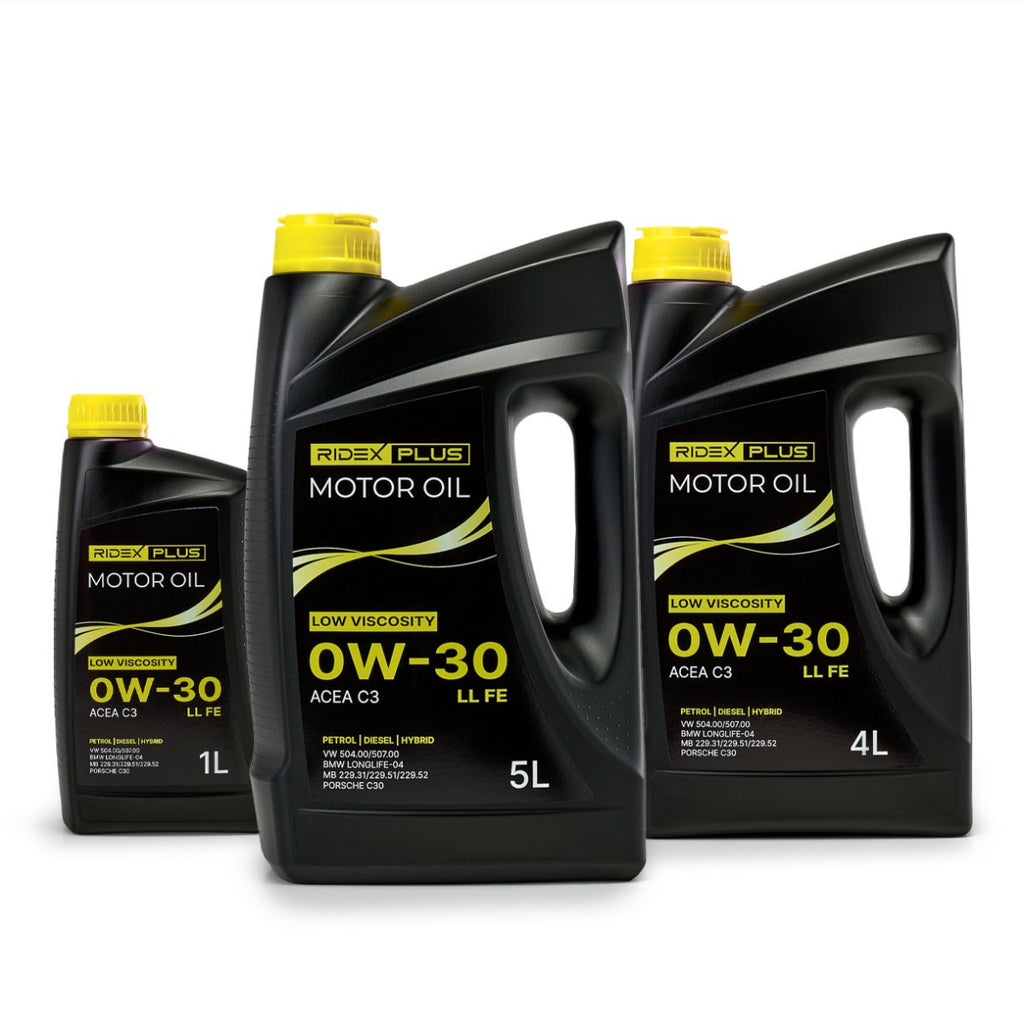 RIDEX PLUS 0W-30 LL FE – Engine Oil Excellence. OW-30 4L