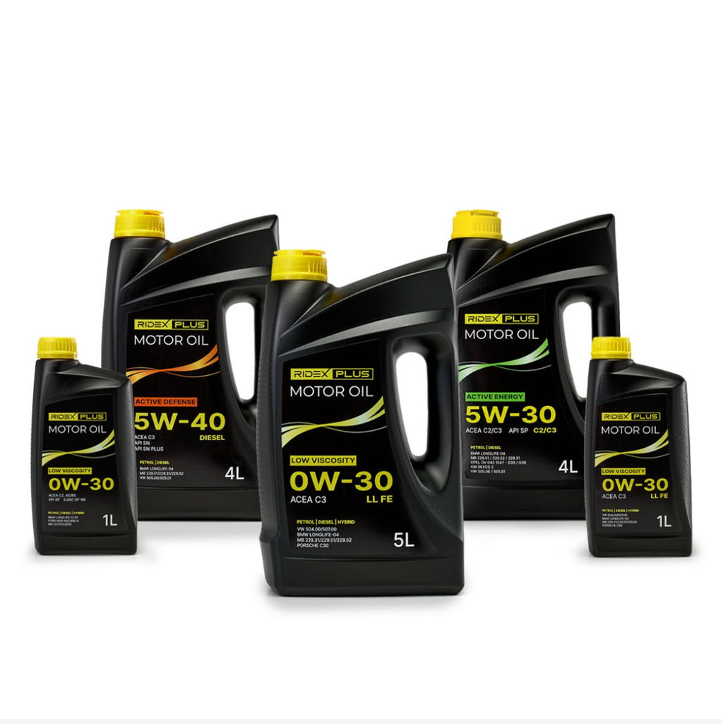 RIDEX PLUS 0W-30 LL FE – Engine Oil Excellence. OW-30 4L