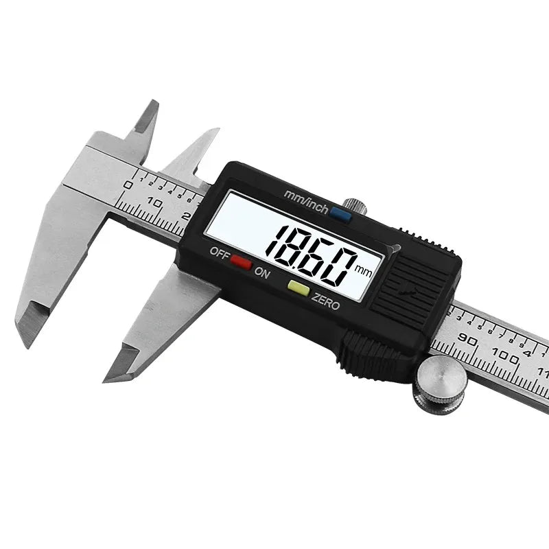 High-Accuracy 0.01Mm Digital Caliper 150Mm Stainless Steel Micrometer with Data Hold&Unit Conversion for Industrial/Diy Measures