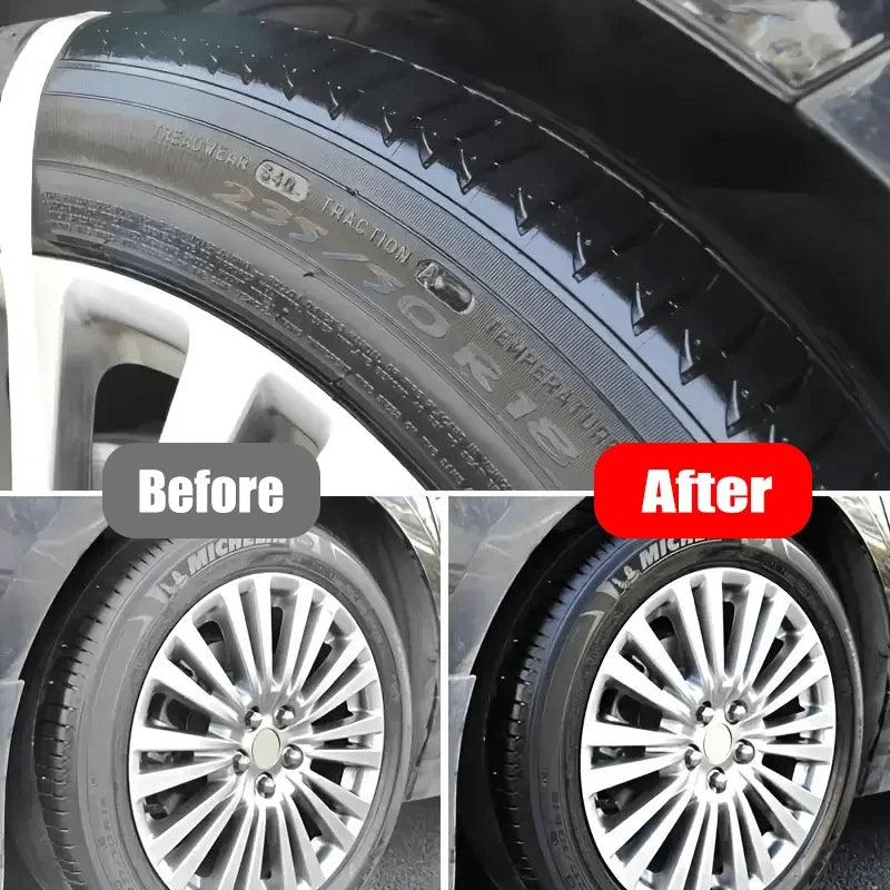 Black Coating Paste for Plastic and Rubber Repair -General Motors Tire Interior Repair Wax,Multi-Purpose Car Care,Lasting Polish