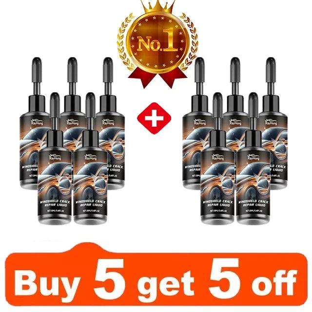 Windshield Crack Repair Fluid,Car Window Repair Resin Kit,Glass Scratch Repair Tool,Glass Curing Adhesive,Crack Maintenance Tool