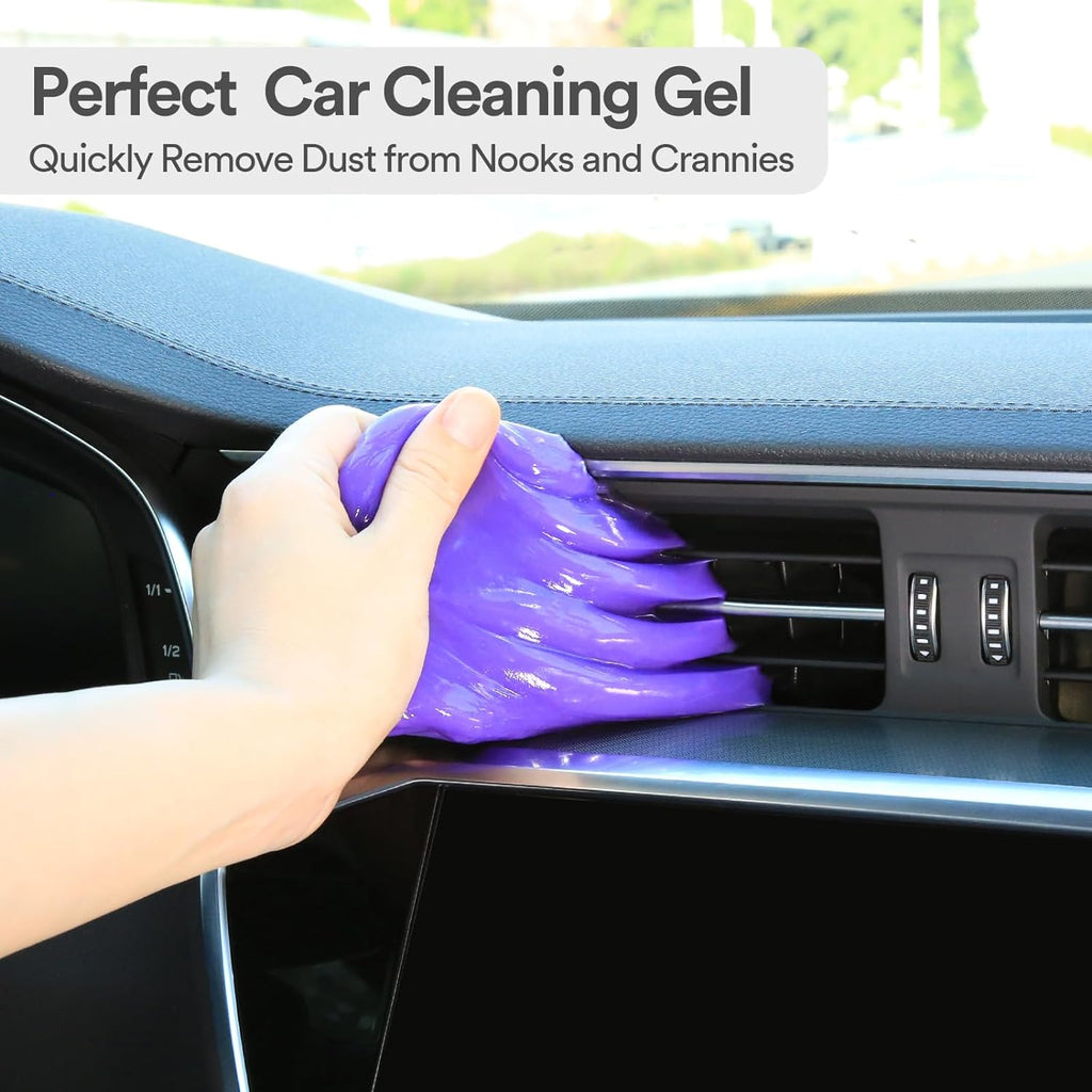 Car Cleaning Gel Cleaning Putty Car Interior Cleaner Car Detailing Kit Car Cleaning Slime Car Cleaning Supplies Car Accessories Gifts Purple
