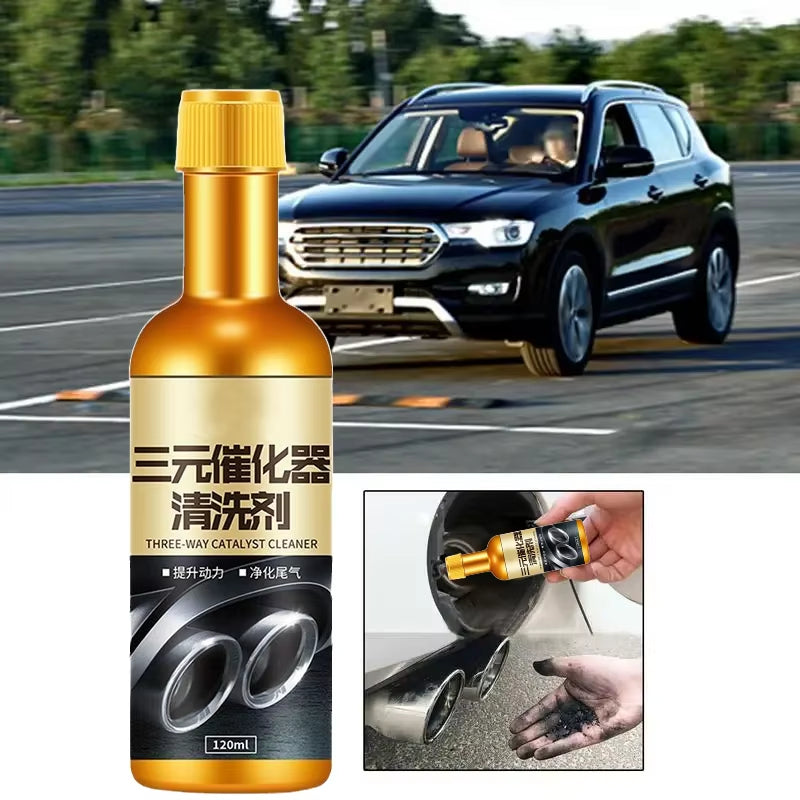 120Ml Car Catalytic Converter Cleaner Exhaust Systems Cleaning Agent Engine Booster Cleaner Boost up Catalytic Remove Carbon