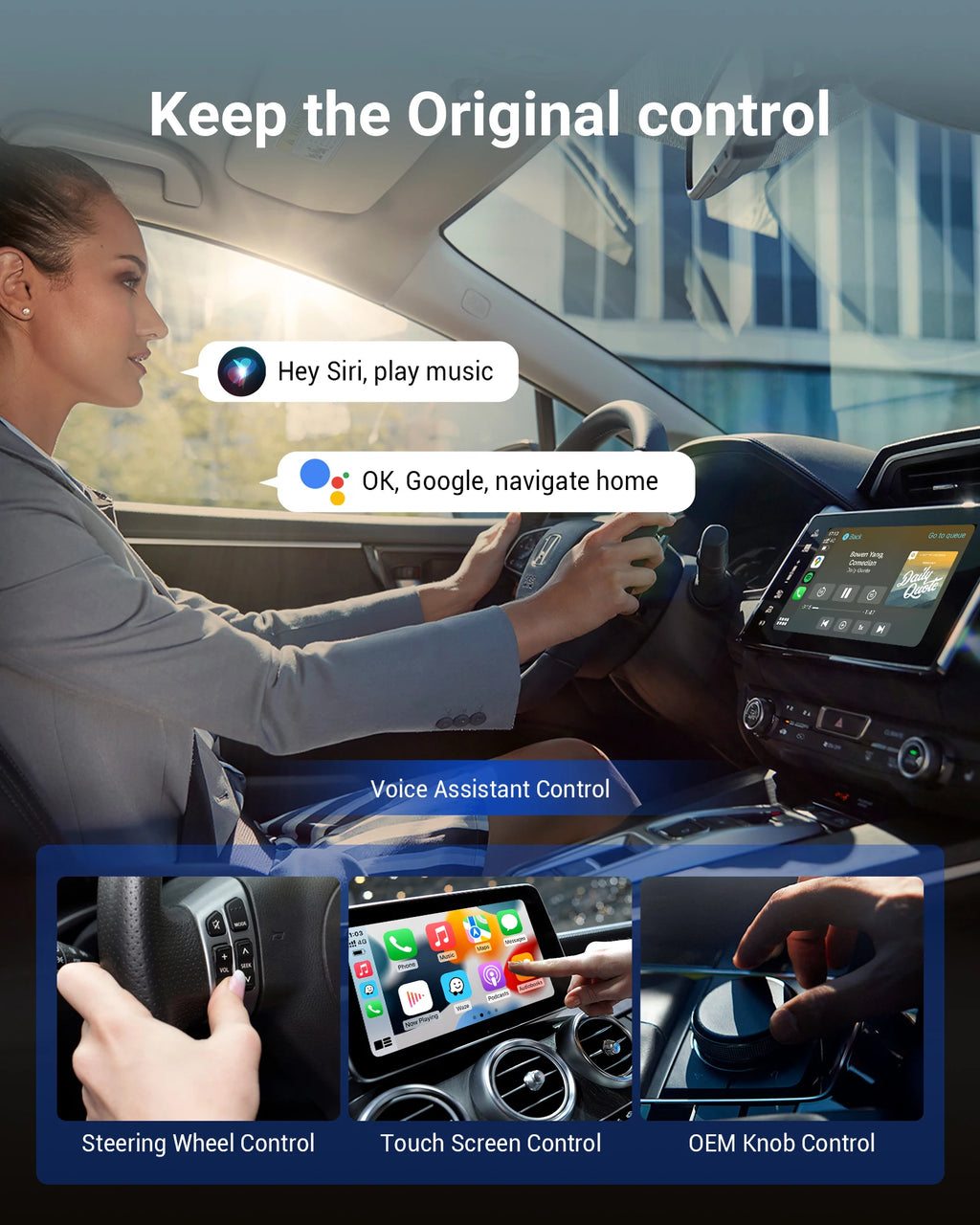 Play2Video Pro Wireless Carplay Android Auto Adapter Built in Youtube Netflix IPTV Tiktokcar Accessories for Kia Toyota