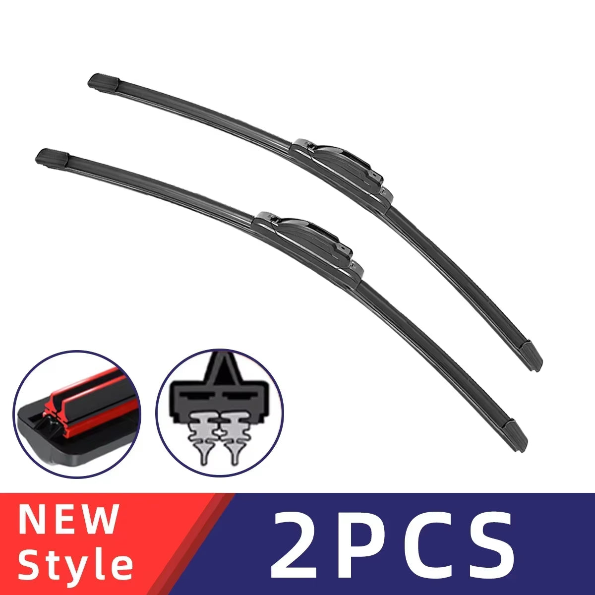 For Honda S2000 Spirior Stream Front Windshield Wiper General Motors Multifunctional Double Rubber Car Accessories