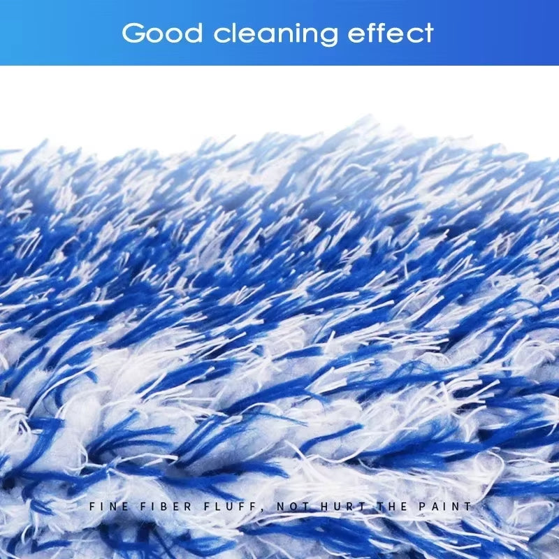 Plush Car Wash Mitt Microfiber Thick Car Cleaning Mitts Auto Car Wash Accessories Car Cleaning Tools Dusting Gloves