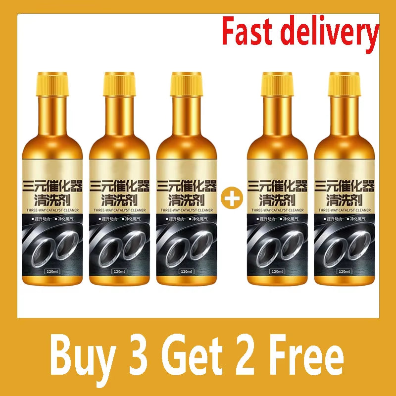 120Ml Car Catalytic Converter Cleaner Exhaust Systems Cleaning Agent Engine Booster Cleaner Boost up Catalytic Remove Carbon