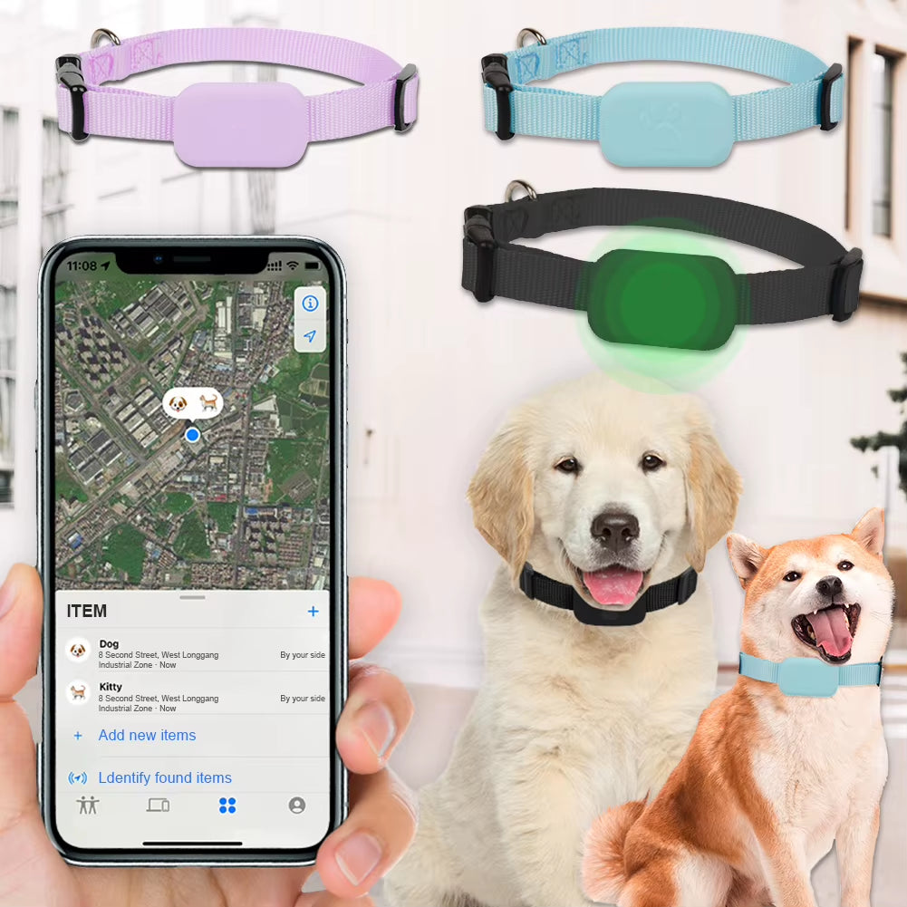 For Ios Dog Collar Battery Operated Animal Tracking Movement Alert Collar Pet anti Lost Tracker for Small Medium Large Dogs