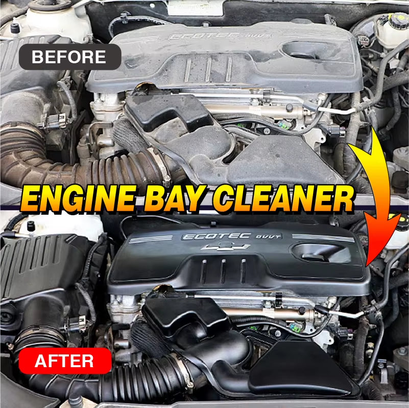 Engine Bay Cleaner Powerful Decontamination for Car Engine Compartment Deep Degreasing Remover Heavy Oil Dust Clean Spray