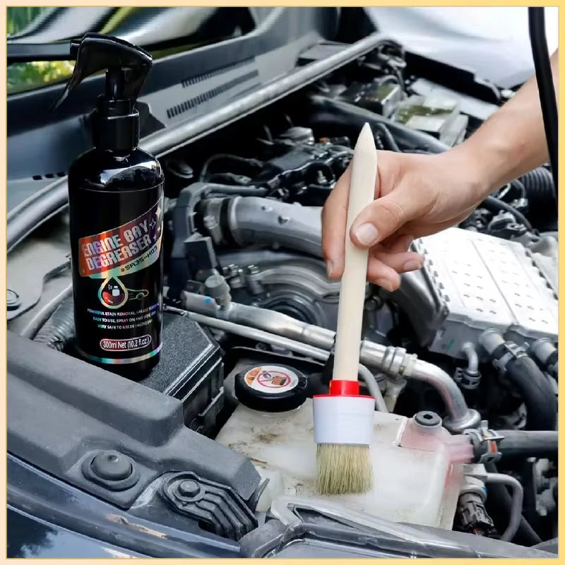 Engine Bay Cleaner Powerful Decontamination for Car Engine Compartment Deep Degreasing Remover Heavy Oil Dust Clean Spray