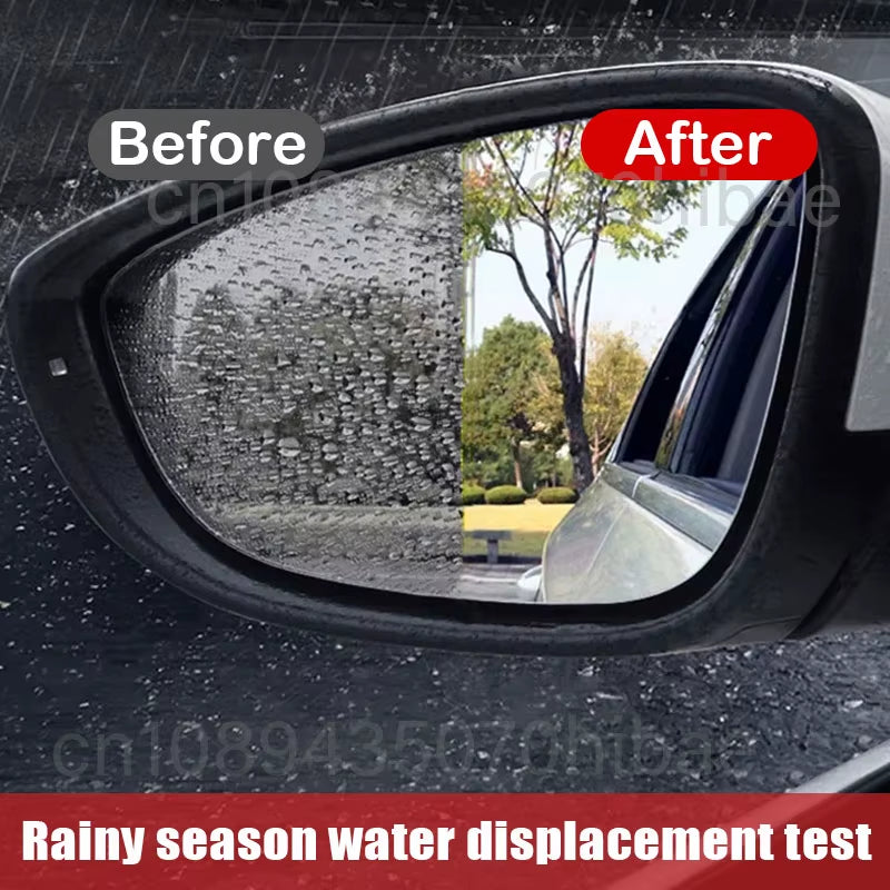 Car Glass Anti-Rain Water Spray Repellent Nano Coating Hydrophobic Waterproof Agent Oil Film Removing Auto Glass Film Agent